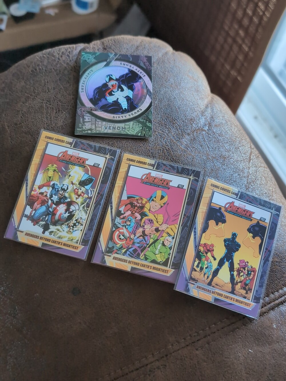 🍁4 Card Pk- Marvel Avengers 60 years